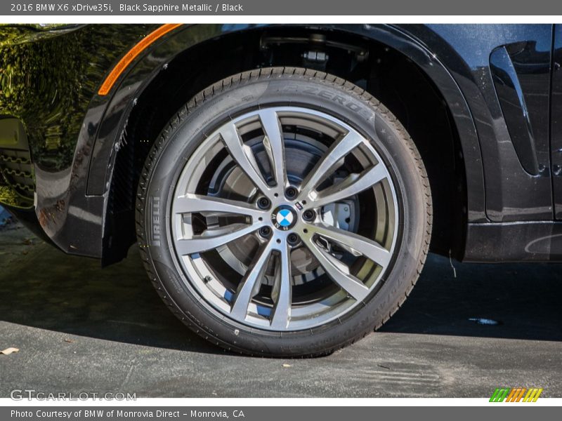 Black Sapphire Metallic / Black 2016 BMW X6 xDrive35i