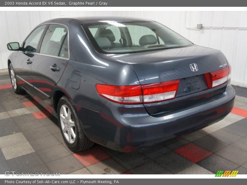 Graphite Pearl / Gray 2003 Honda Accord EX V6 Sedan