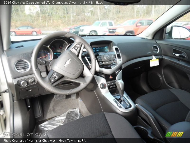 Champagne Silver Metallic / Jet Black 2016 Chevrolet Cruze Limited LT