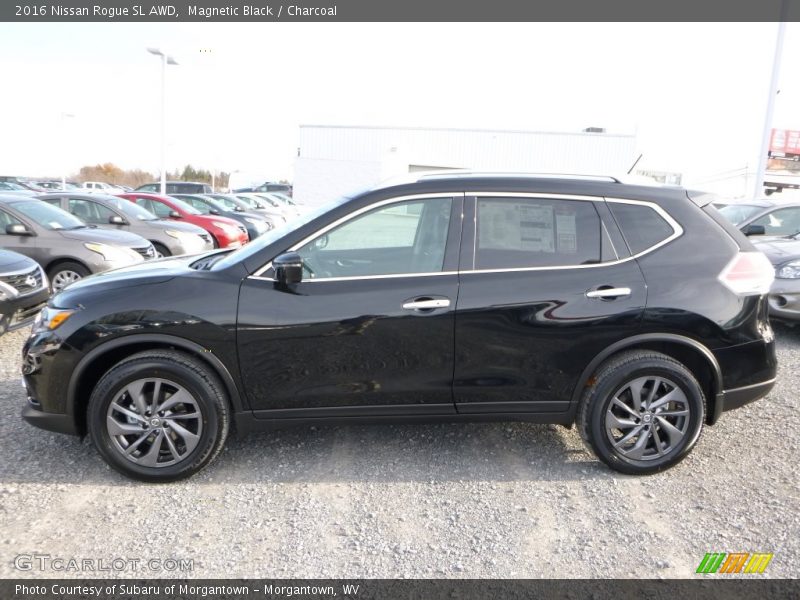 Magnetic Black / Charcoal 2016 Nissan Rogue SL AWD