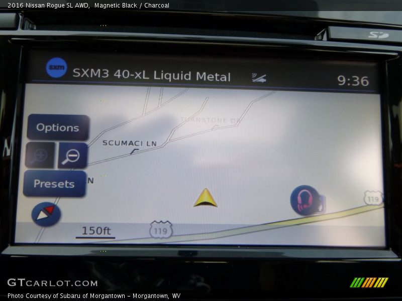 Magnetic Black / Charcoal 2016 Nissan Rogue SL AWD