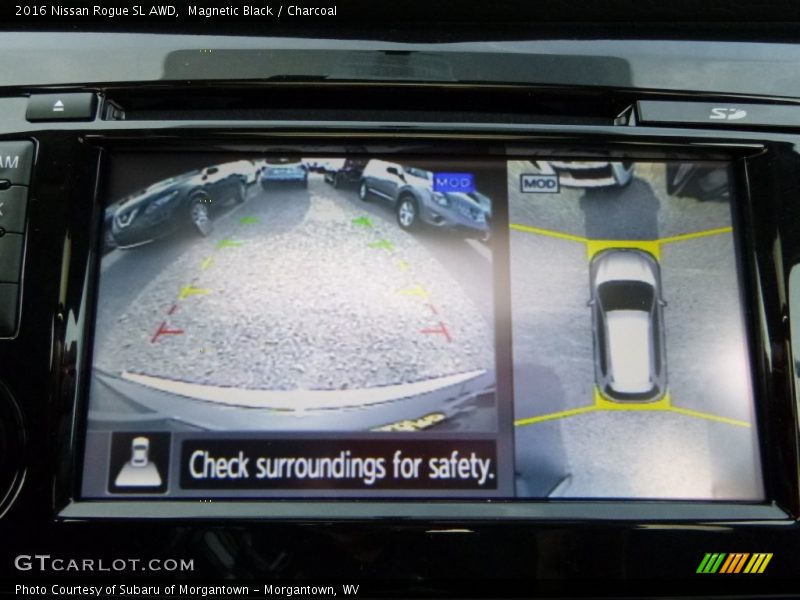 Magnetic Black / Charcoal 2016 Nissan Rogue SL AWD