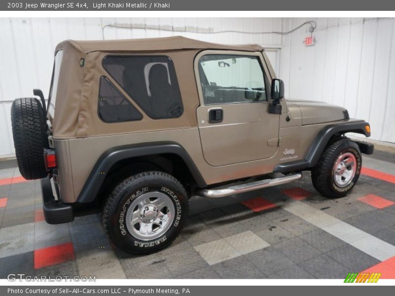 Light Khaki Metallic / Khaki 2003 Jeep Wrangler SE 4x4