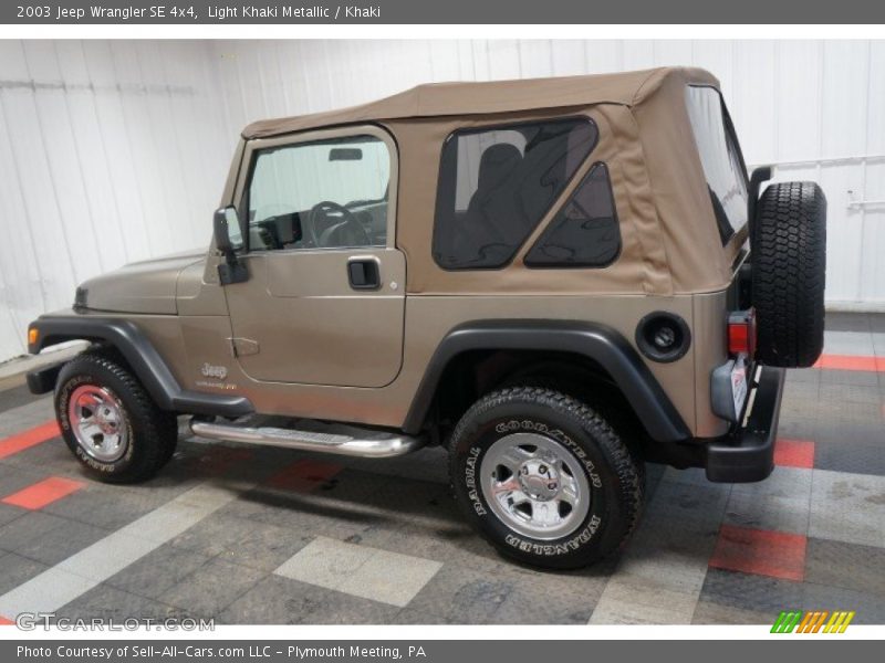 Light Khaki Metallic / Khaki 2003 Jeep Wrangler SE 4x4