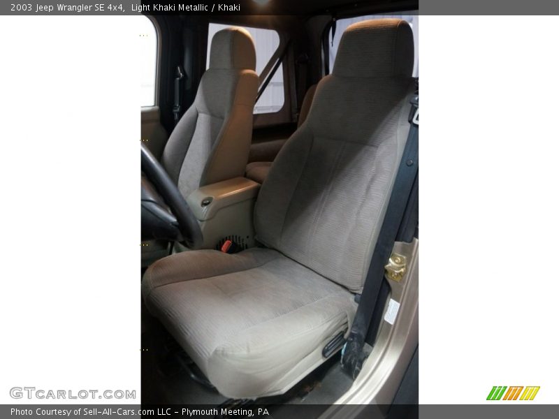 Light Khaki Metallic / Khaki 2003 Jeep Wrangler SE 4x4