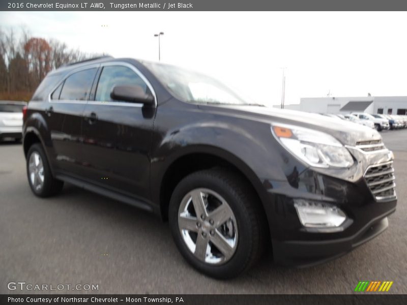 Tungsten Metallic / Jet Black 2016 Chevrolet Equinox LT AWD