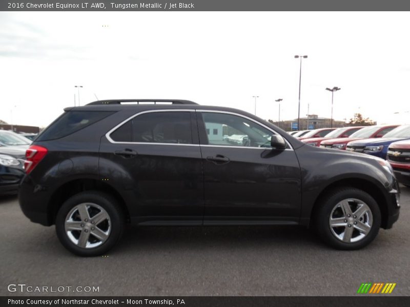 Tungsten Metallic / Jet Black 2016 Chevrolet Equinox LT AWD