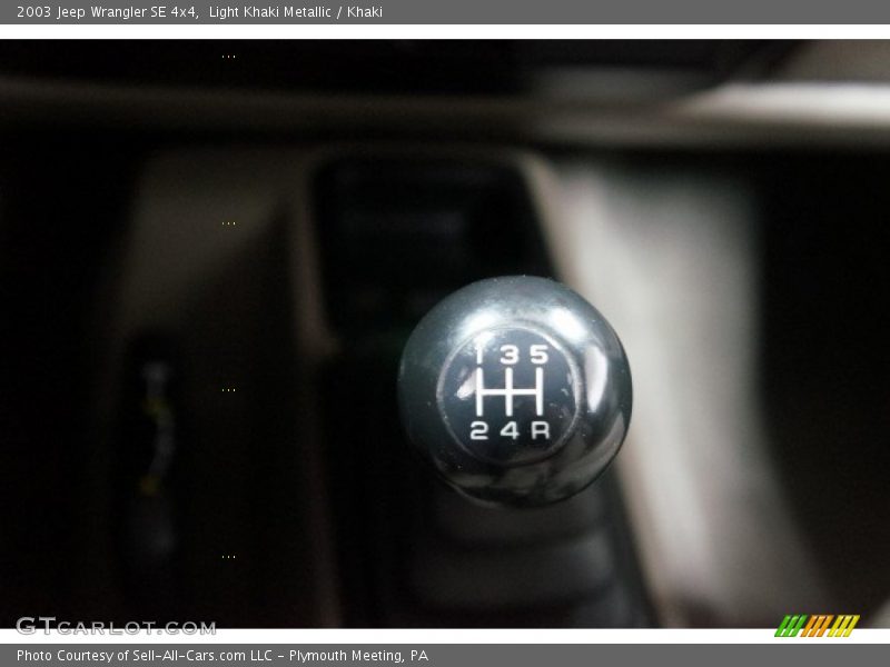  2003 Wrangler SE 4x4 5 Speed Manual Shifter