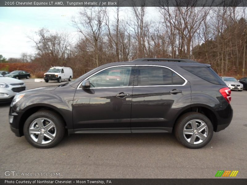 Tungsten Metallic / Jet Black 2016 Chevrolet Equinox LT AWD