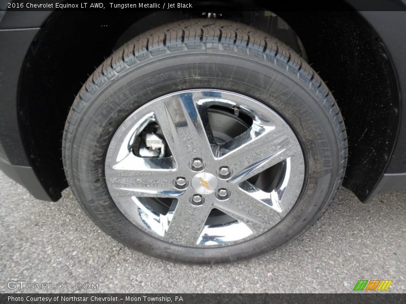 Tungsten Metallic / Jet Black 2016 Chevrolet Equinox LT AWD