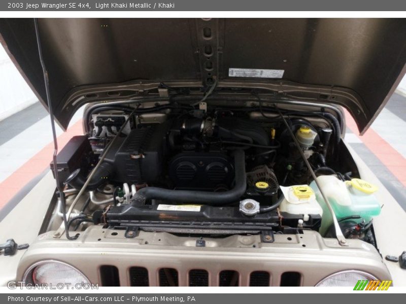  2003 Wrangler SE 4x4 Engine - 2.4 Liter DOHC 16 Valve 4 Cylinder