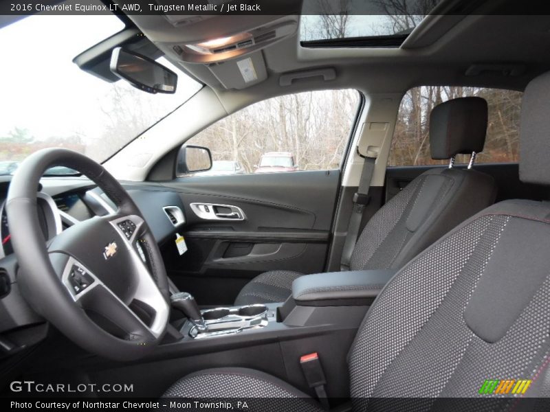 Tungsten Metallic / Jet Black 2016 Chevrolet Equinox LT AWD