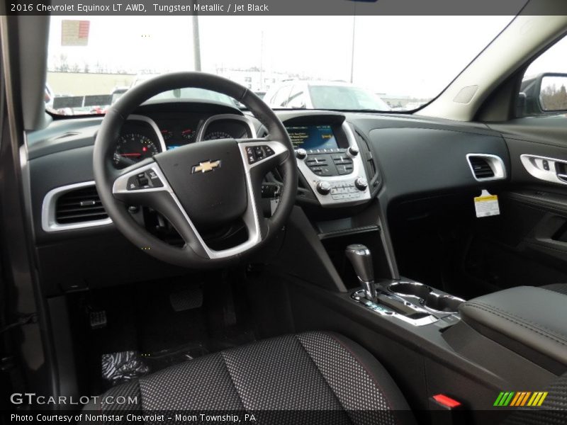 Tungsten Metallic / Jet Black 2016 Chevrolet Equinox LT AWD