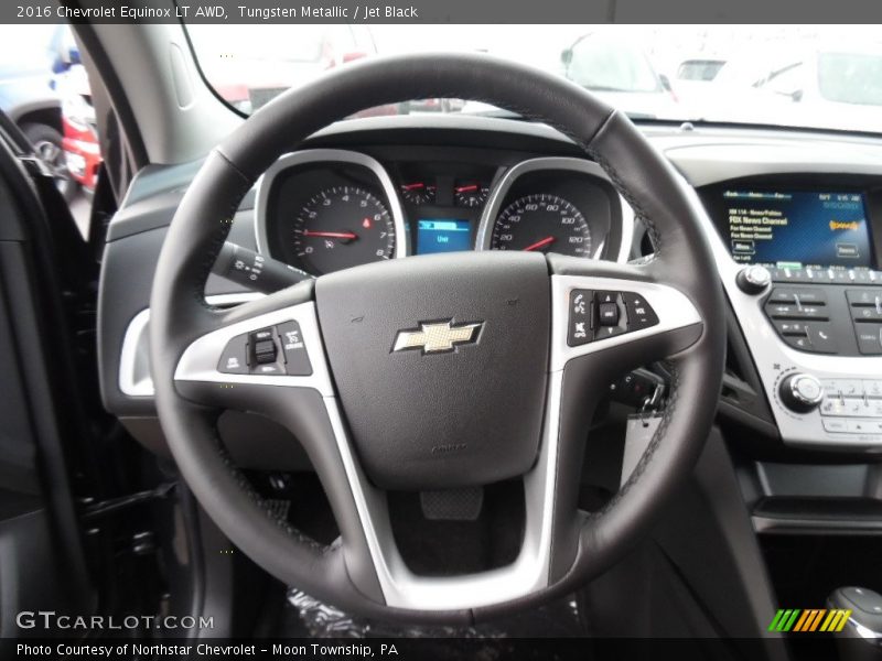 Tungsten Metallic / Jet Black 2016 Chevrolet Equinox LT AWD