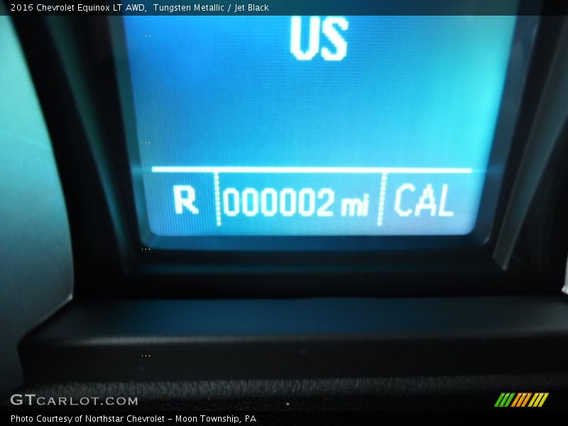 Tungsten Metallic / Jet Black 2016 Chevrolet Equinox LT AWD