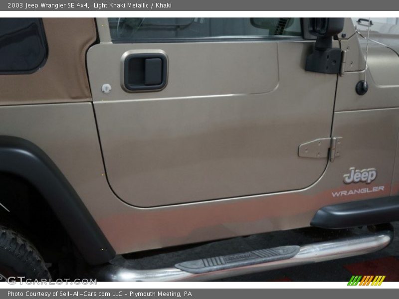 Light Khaki Metallic / Khaki 2003 Jeep Wrangler SE 4x4