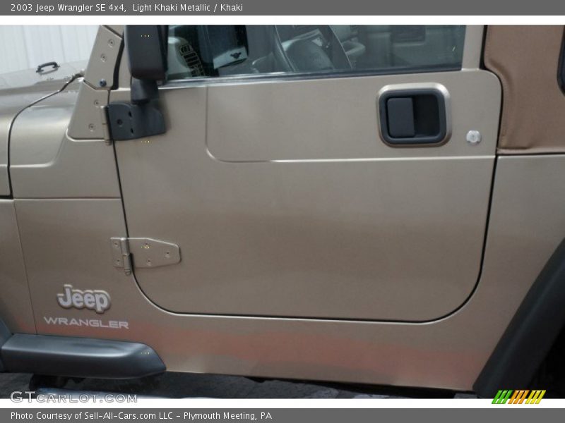 Light Khaki Metallic / Khaki 2003 Jeep Wrangler SE 4x4