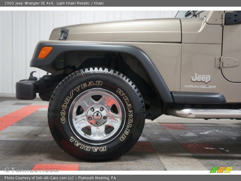 Light Khaki Metallic / Khaki 2003 Jeep Wrangler SE 4x4