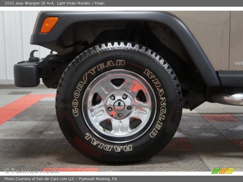 Light Khaki Metallic / Khaki 2003 Jeep Wrangler SE 4x4
