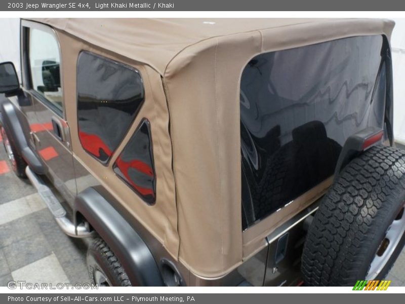 Light Khaki Metallic / Khaki 2003 Jeep Wrangler SE 4x4