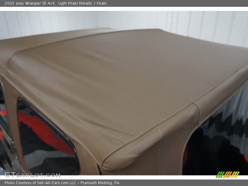 Light Khaki Metallic / Khaki 2003 Jeep Wrangler SE 4x4