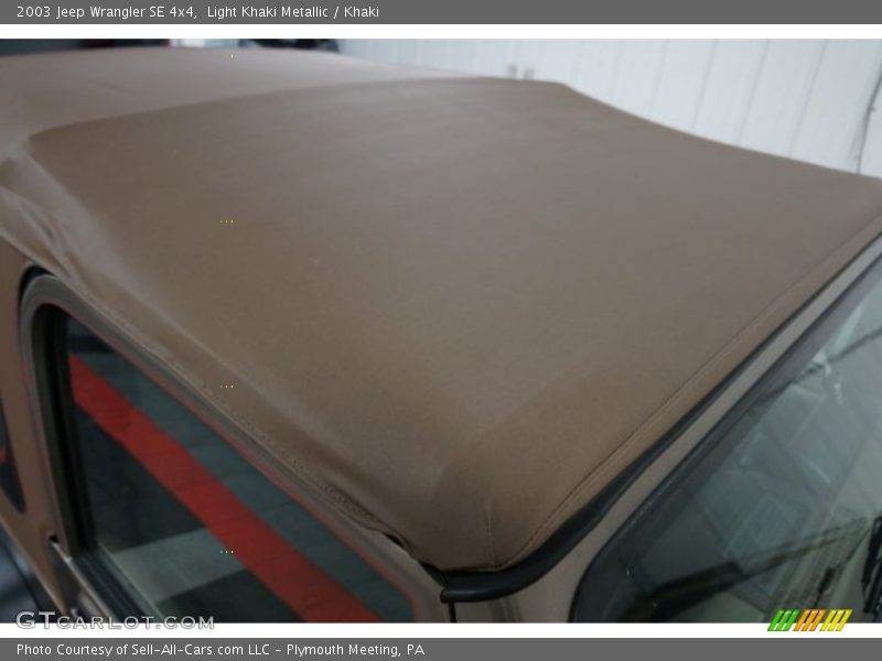 Light Khaki Metallic / Khaki 2003 Jeep Wrangler SE 4x4