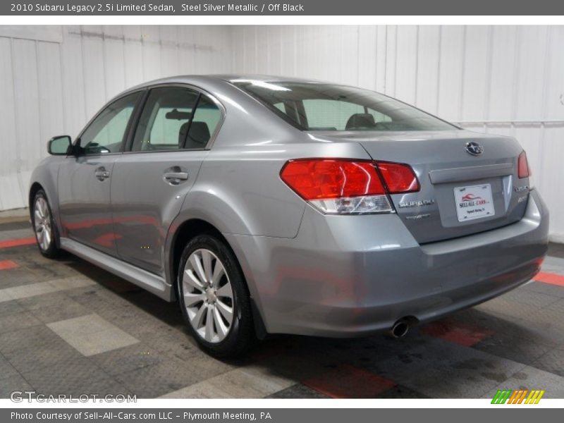 Steel Silver Metallic / Off Black 2010 Subaru Legacy 2.5i Limited Sedan