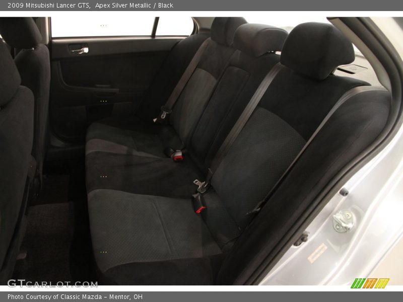 Apex Silver Metallic / Black 2009 Mitsubishi Lancer GTS