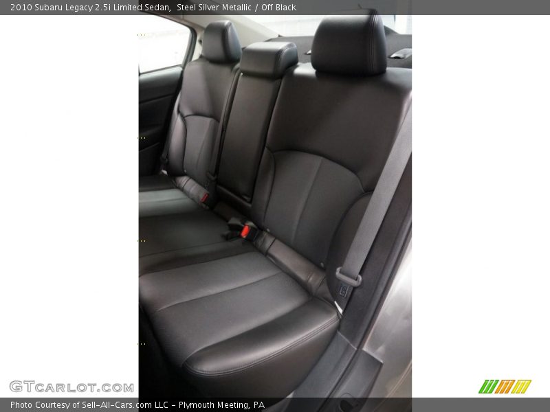 Steel Silver Metallic / Off Black 2010 Subaru Legacy 2.5i Limited Sedan