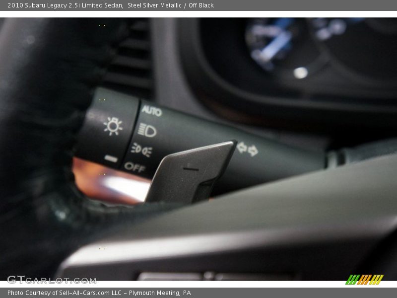 Steel Silver Metallic / Off Black 2010 Subaru Legacy 2.5i Limited Sedan