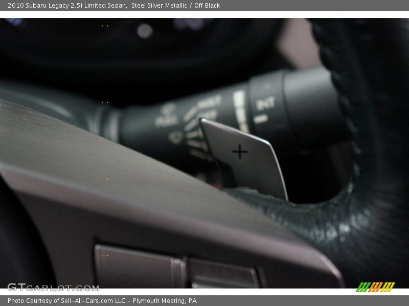 Steel Silver Metallic / Off Black 2010 Subaru Legacy 2.5i Limited Sedan