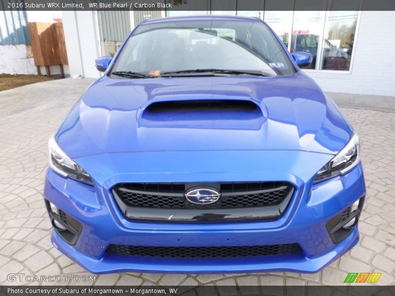 WR Blue Pearl / Carbon Black 2016 Subaru WRX Limited