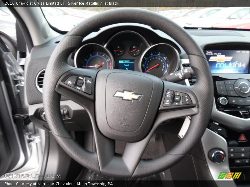 Silver Ice Metallic / Jet Black 2016 Chevrolet Cruze Limited LT