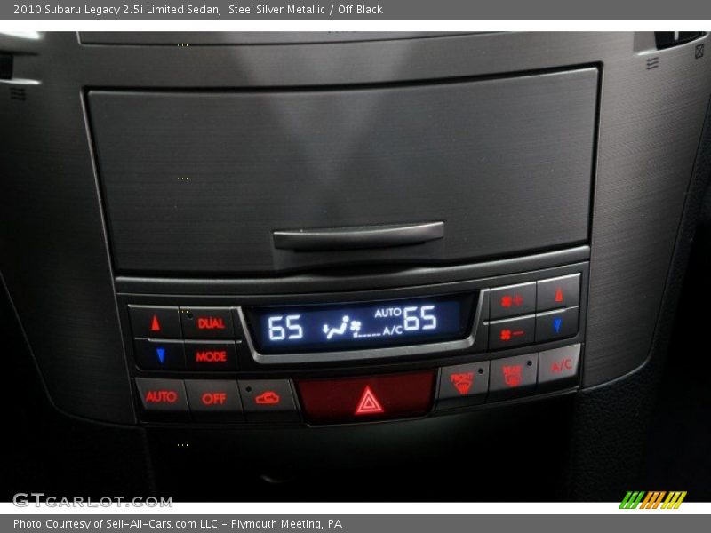 Steel Silver Metallic / Off Black 2010 Subaru Legacy 2.5i Limited Sedan