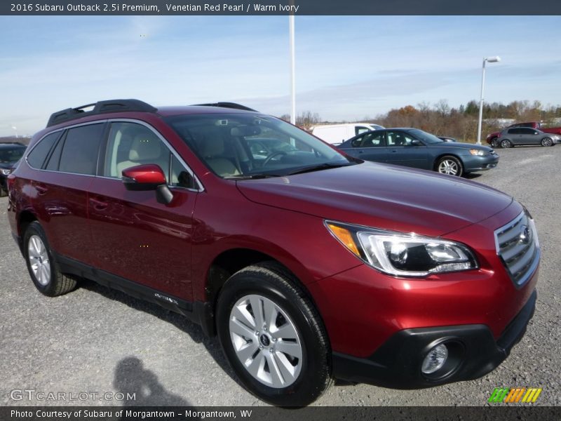 Venetian Red Pearl / Warm Ivory 2016 Subaru Outback 2.5i Premium