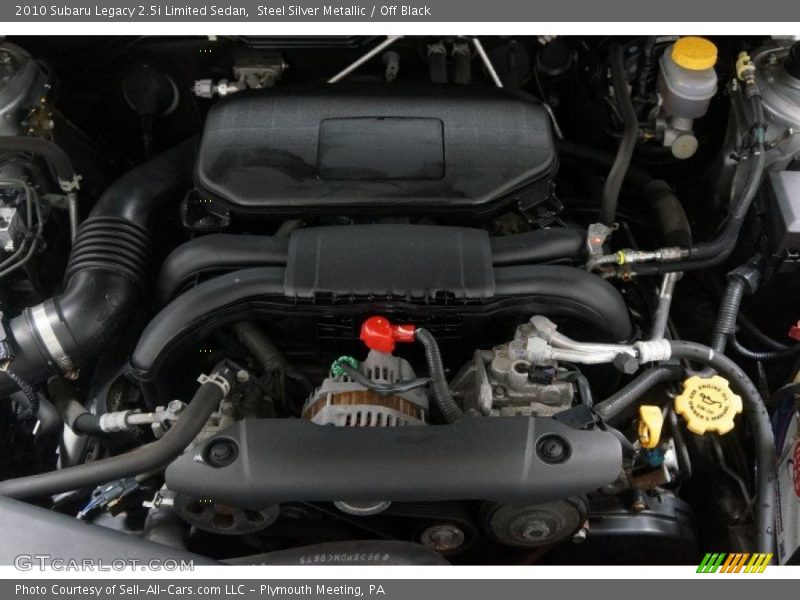 Steel Silver Metallic / Off Black 2010 Subaru Legacy 2.5i Limited Sedan