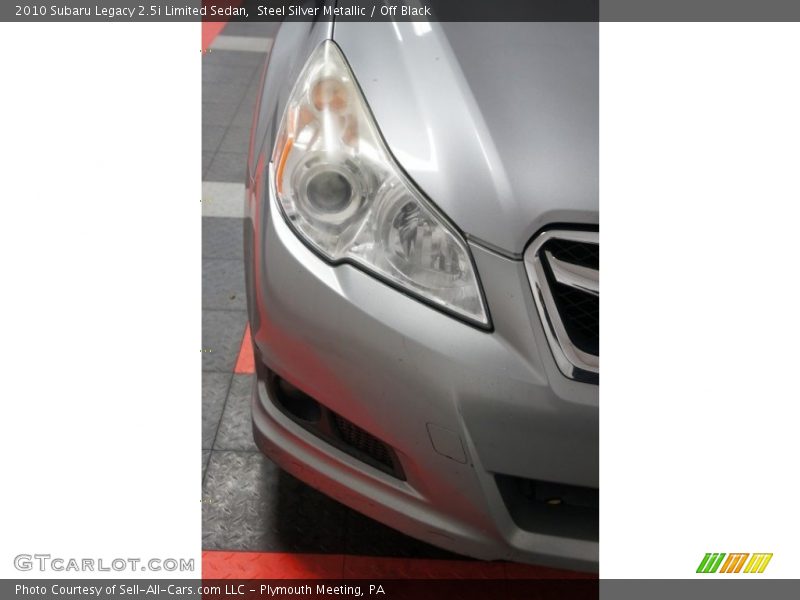 Steel Silver Metallic / Off Black 2010 Subaru Legacy 2.5i Limited Sedan