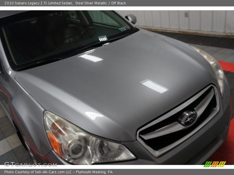 Steel Silver Metallic / Off Black 2010 Subaru Legacy 2.5i Limited Sedan