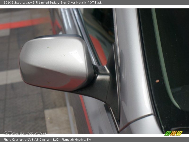 Steel Silver Metallic / Off Black 2010 Subaru Legacy 2.5i Limited Sedan