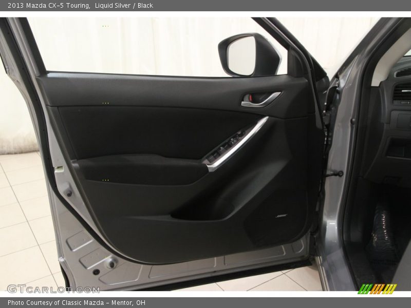 Liquid Silver / Black 2013 Mazda CX-5 Touring