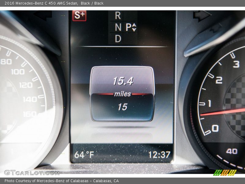 Black / Black 2016 Mercedes-Benz C 450 AMG Sedan