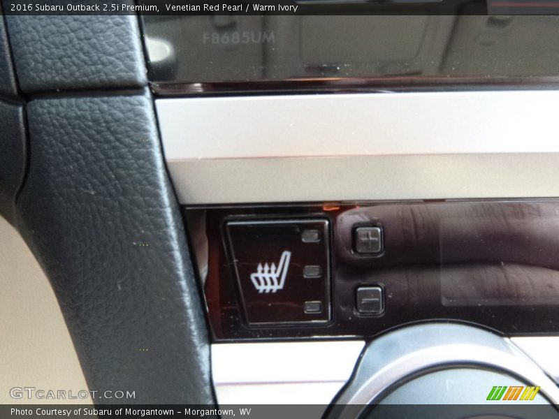 Venetian Red Pearl / Warm Ivory 2016 Subaru Outback 2.5i Premium