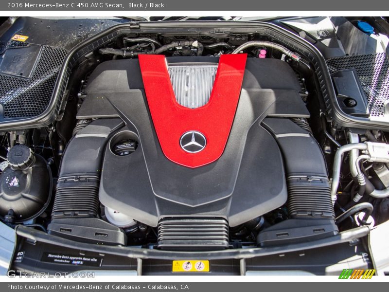 Black / Black 2016 Mercedes-Benz C 450 AMG Sedan