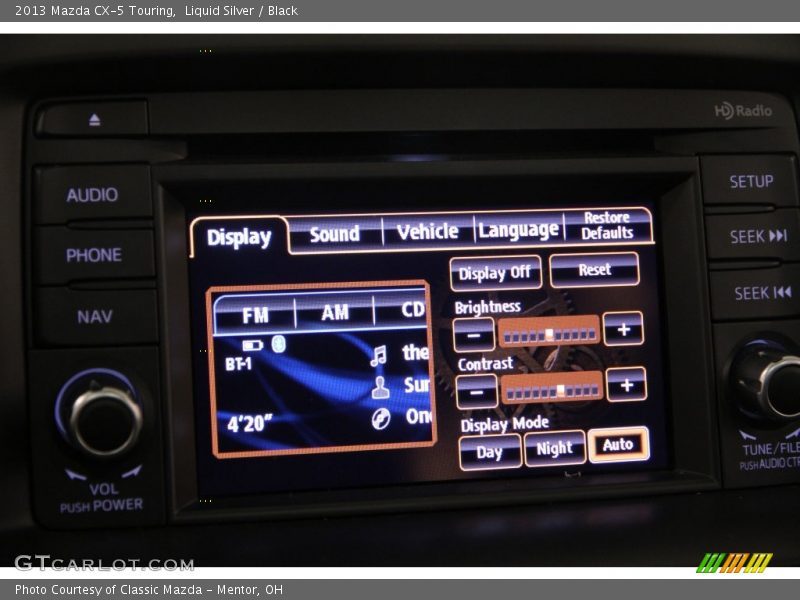 Liquid Silver / Black 2013 Mazda CX-5 Touring