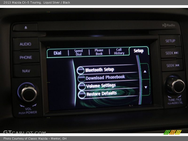 Liquid Silver / Black 2013 Mazda CX-5 Touring