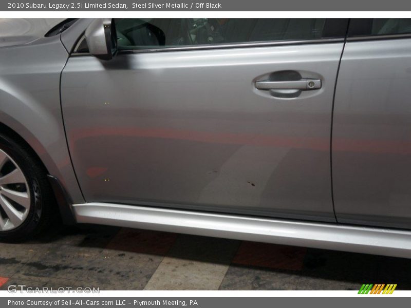 Steel Silver Metallic / Off Black 2010 Subaru Legacy 2.5i Limited Sedan