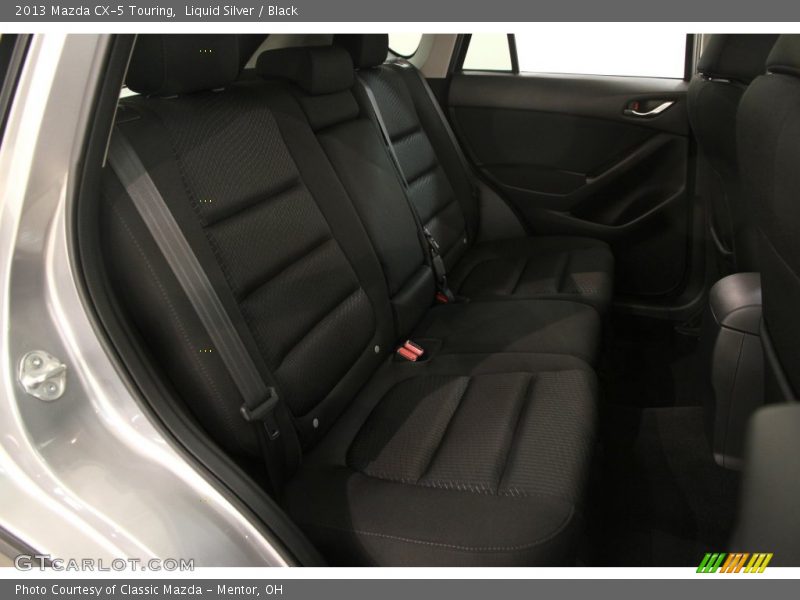 Liquid Silver / Black 2013 Mazda CX-5 Touring