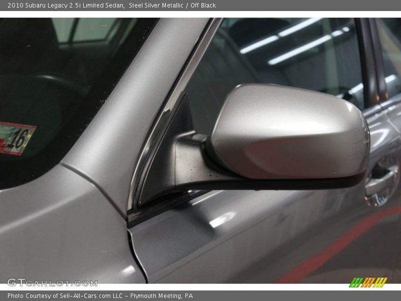 Steel Silver Metallic / Off Black 2010 Subaru Legacy 2.5i Limited Sedan