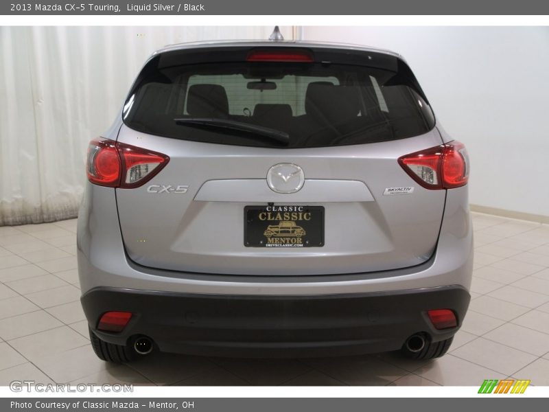 Liquid Silver / Black 2013 Mazda CX-5 Touring