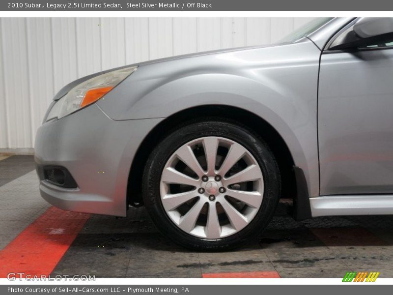 Steel Silver Metallic / Off Black 2010 Subaru Legacy 2.5i Limited Sedan